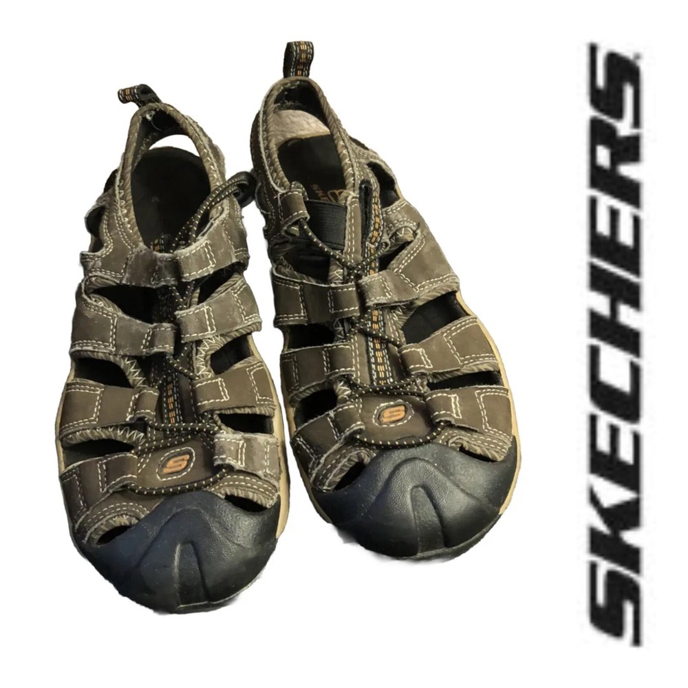 Skechers - Youth - Size 2 - Journey Migrate Sandals - Water Shoes - Boys - Brown